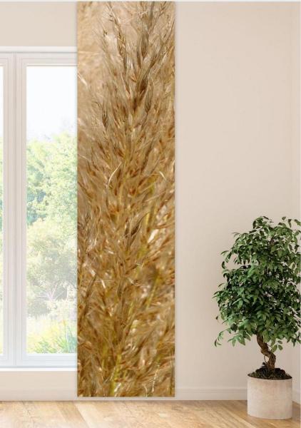 Flächenvorhang Indian Gras, , Schiebevorhang, Schiebegardine, modern, 60 cm breit, 2,65